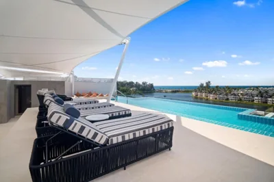 Eck-Penthouse F1 mit drei Schlafzimmern — Angsana Oceanview Residences Building 3 in Laguna by Banyan Living
